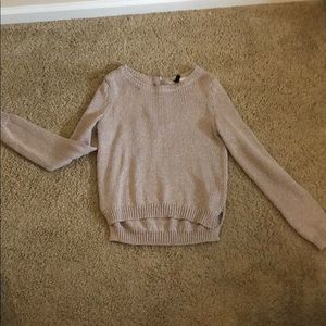 H&M pink sparkly sweater